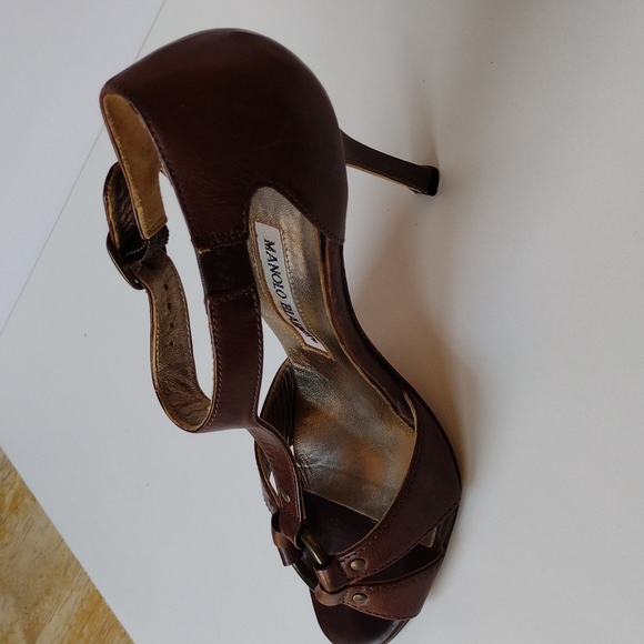 Manolo Blahnik, heels sandals,37 - Picture 7 of 13